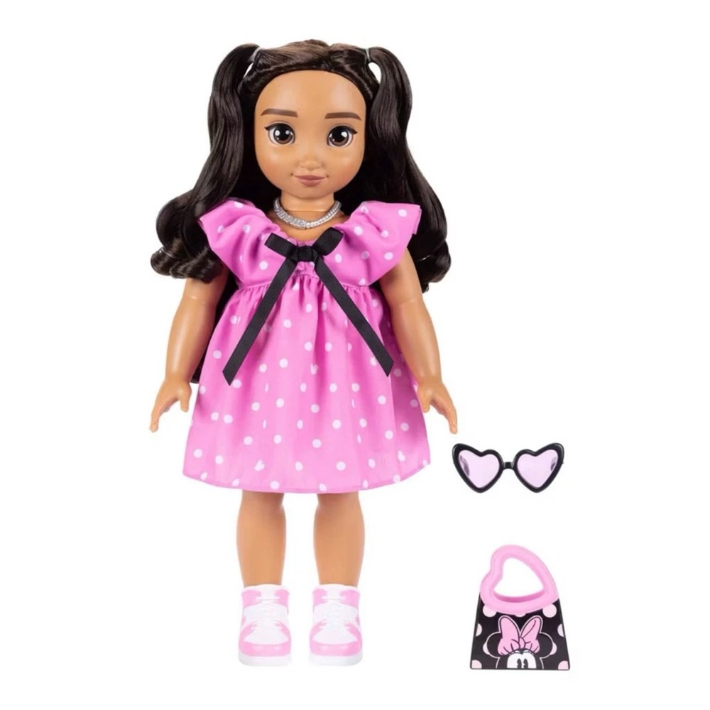 Disney ILY 4ever 18" MINNIE MOUSE Fashion DOLL with Pink Dress & Handbag NEW